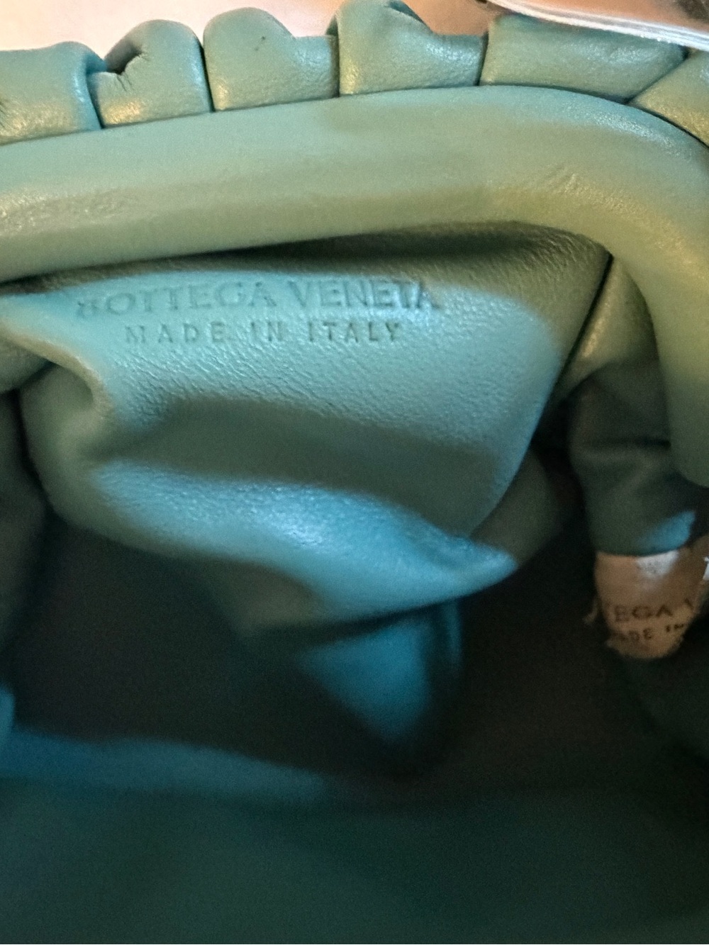 Bottega Veneta Blue Teal Mini Pouch Shoulder Bag - Picture 6 of 16